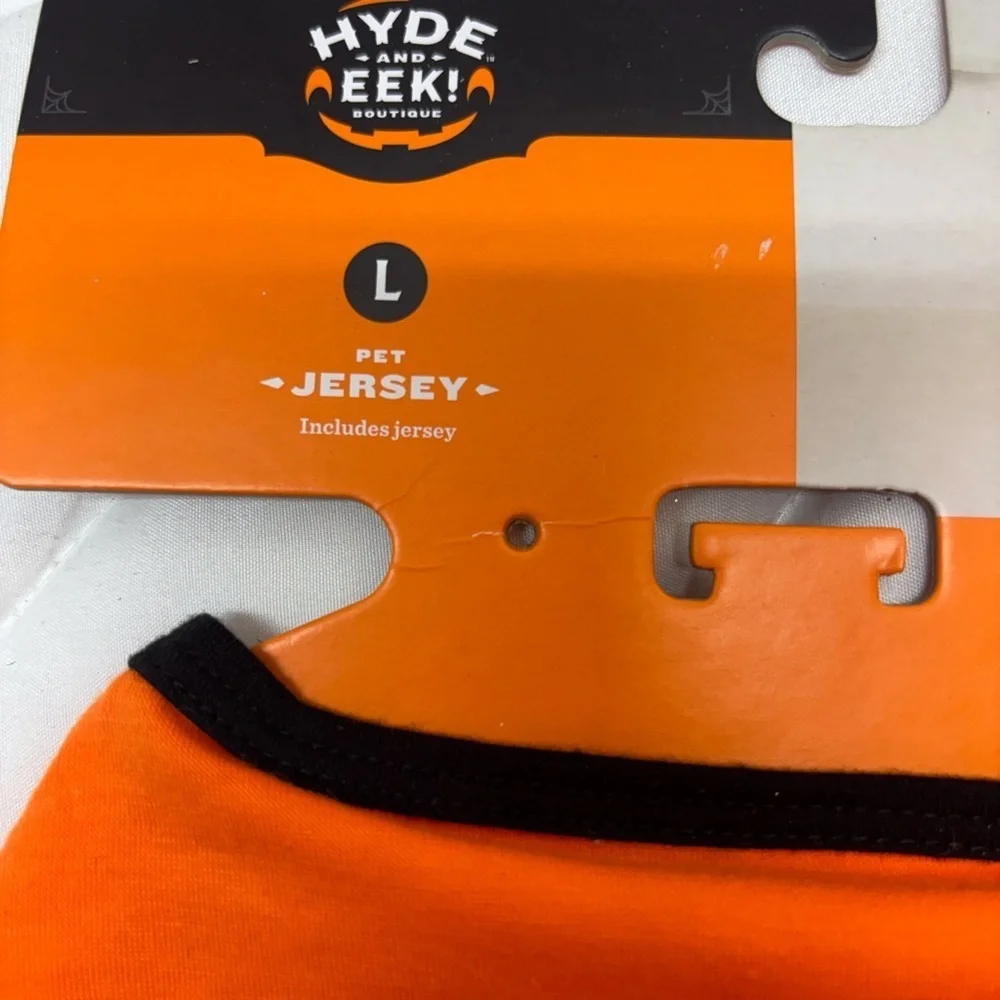 Hyde & Eek Orange Halloween Dog Costume for large breed